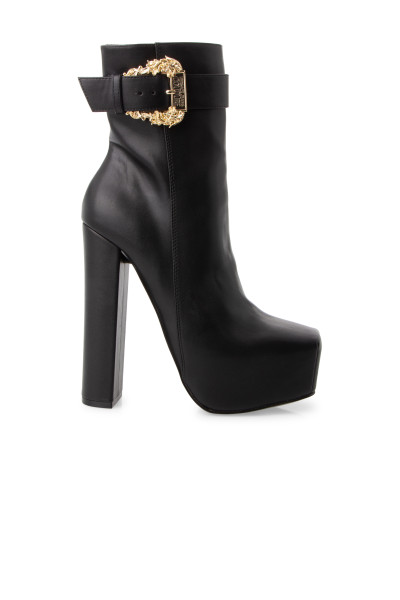VERSACE JEANS COUTURE Faux Leather Platform Boots Hurley