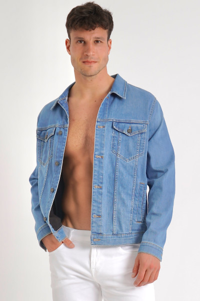 7 FOR ALL MANKIND Denim Jacket Luxe Performance