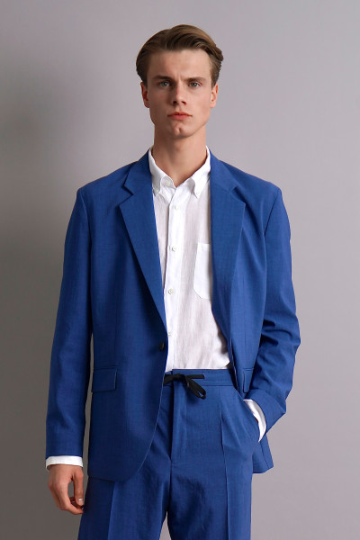 HUGO Modern-Fit Linen Optic Jacket Kris