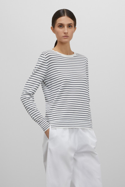ASPESI Striped Cotton Sweater