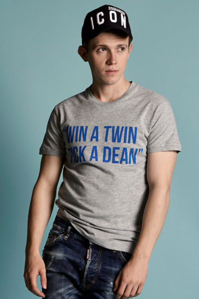 DSQUARED2 T-Shirt "Win A Twin, Pick A Dean"