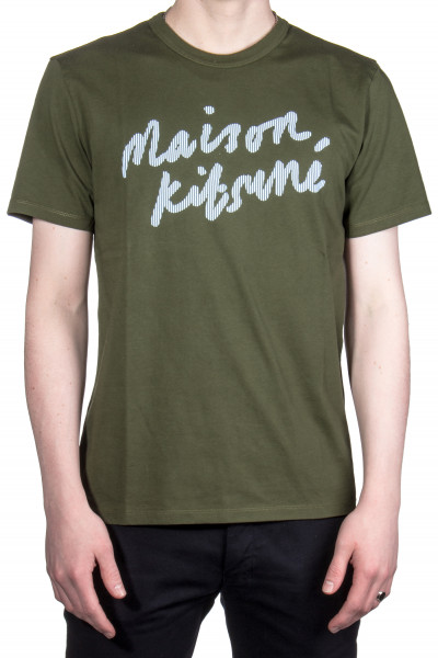MAISON KITSUNÉ Logo Spellout T-Shirt