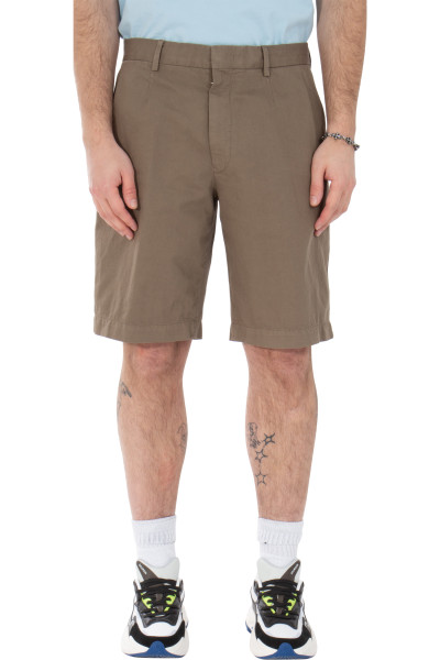 ZEGNA Cotton & Linen Summer Chino Shorts