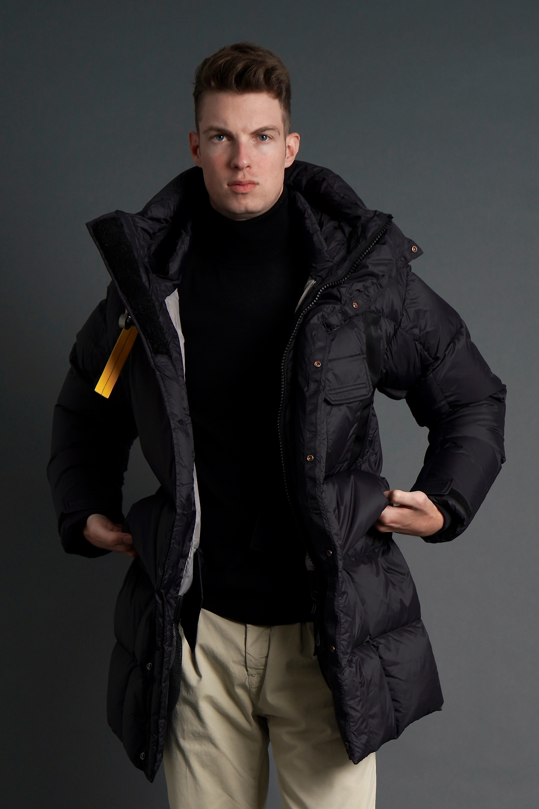 Quilted Down Jacket Bold Parka