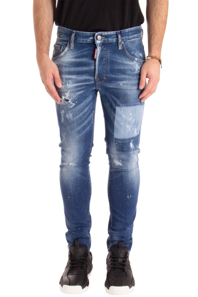 DSQUARED2 Medium Worn Out Booty Wash Skater Jeans