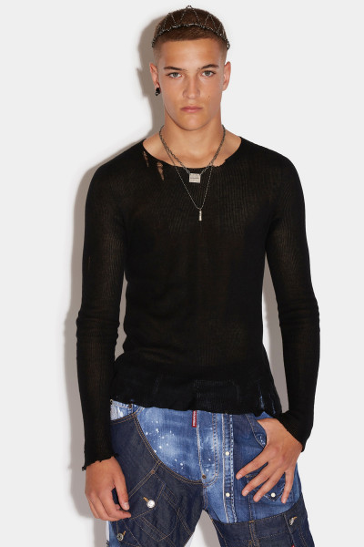 DSQUARED2 Distressed Sweater