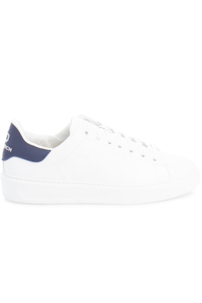WOOLRICH Leather Contrasting Details Classic Court Sneakers