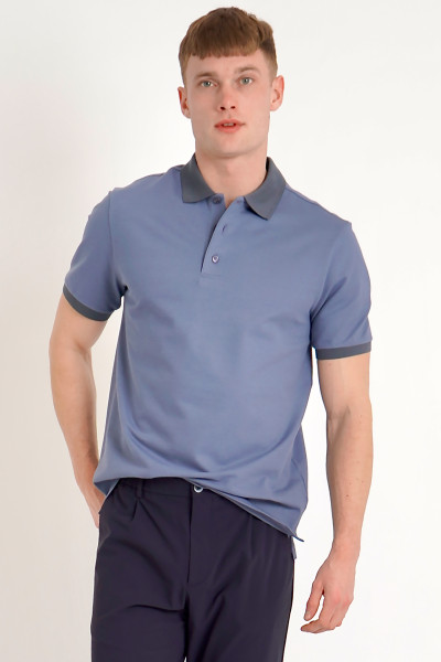 BRIONI Cotton Piqué Polo Shirt