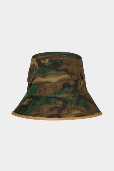 DSQUARED2 Camouflage Zip Pocket hat