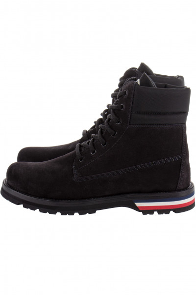 MONCLER Suede & Nylon Ankle Boots Vancouver