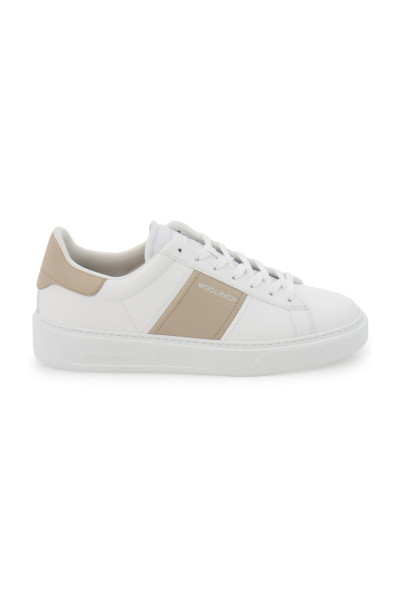 WOOLRICH Leather Sneakers Classic Court