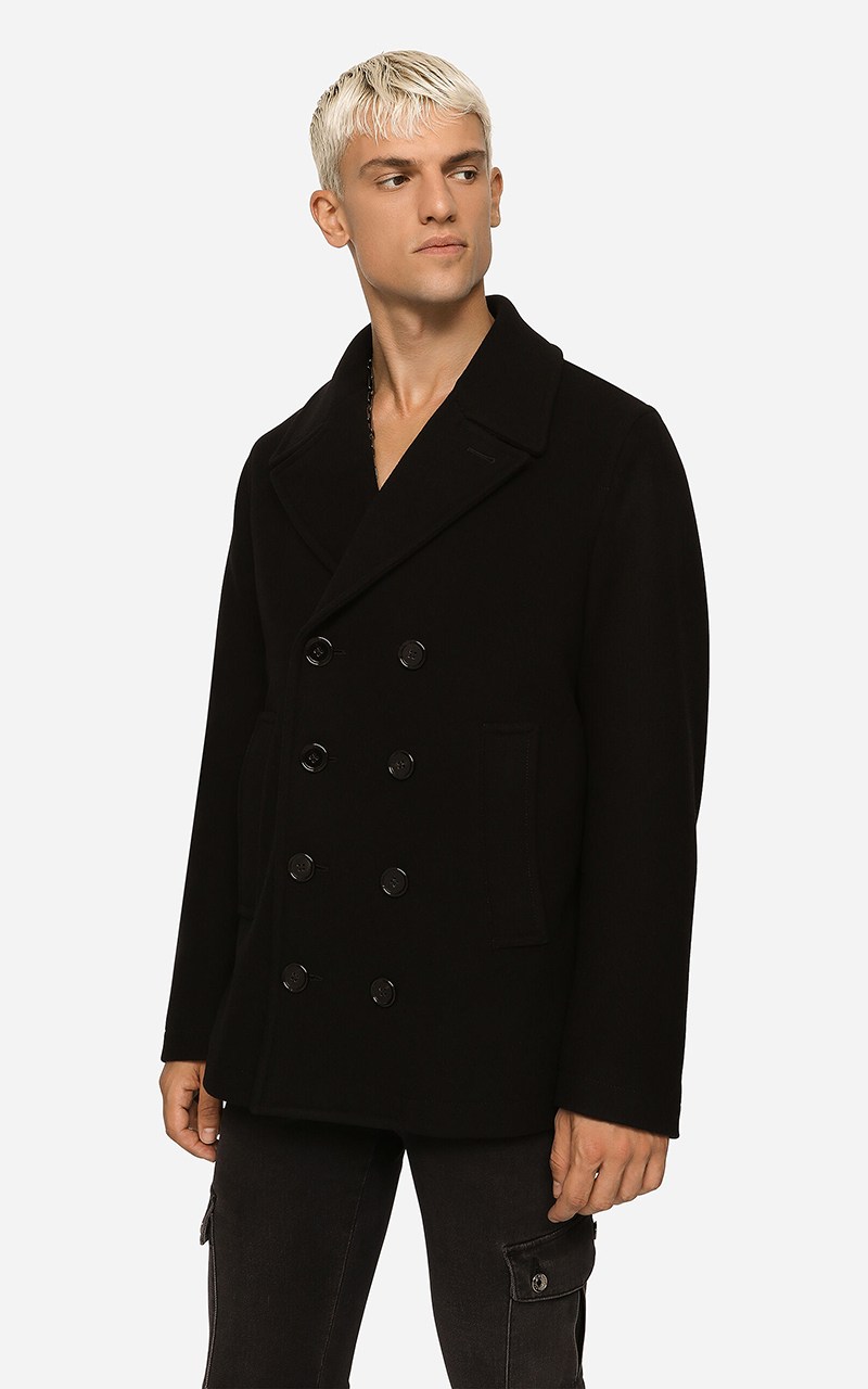 DOLCE & GABBANA Wool Pea Coat | Coats | Jackets & Coats | Clothing ...