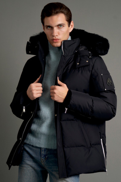 MOOSE KNUCKLES Quilted Down Jacket Cloud 3Q Neoshear
