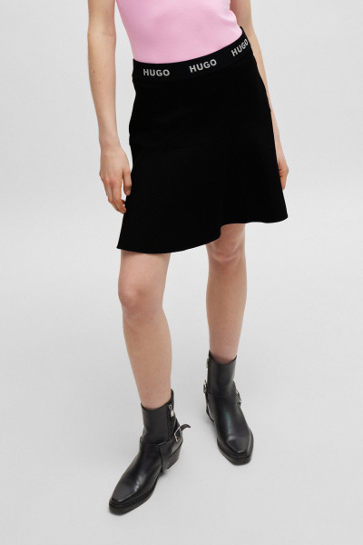 HUGO Stretch Jersey Mini Skirt Relosana