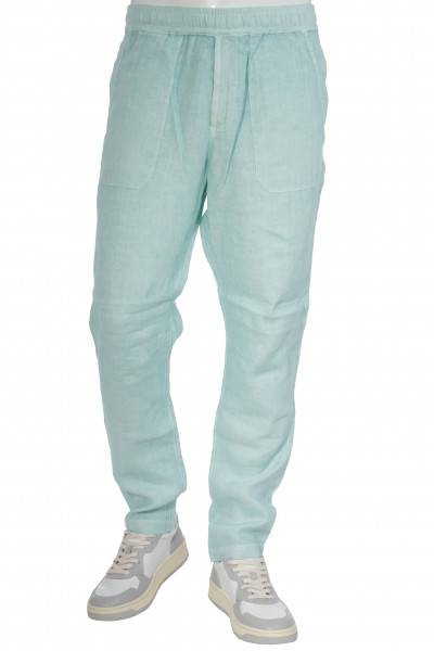 STONE ISLAND Garment Dyed Linen Pants