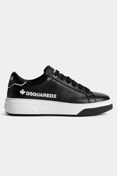 DSQUARED2 Low Calf Leather Sneakers Bumper