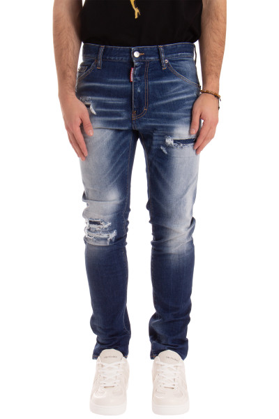 DSQUARED2 Ripped Used Wash Cool Guy Jeans