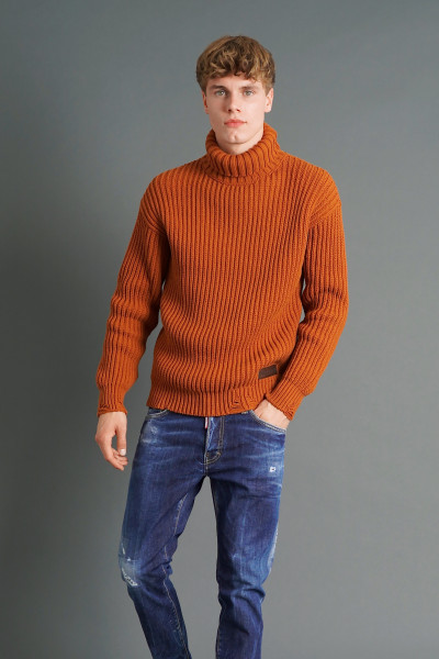 DSQUARED2 Heavy Turtleneck Knit Sweater