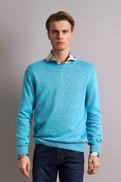 BALDESSARINI Cotton-Linen Blend Sweater Kevin