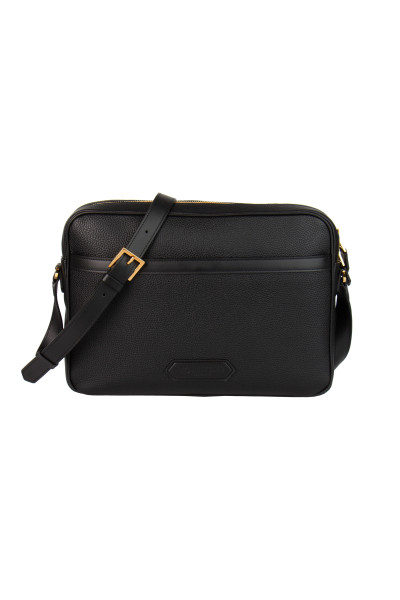 TOM FORD Slim Grained Leather Briefcase