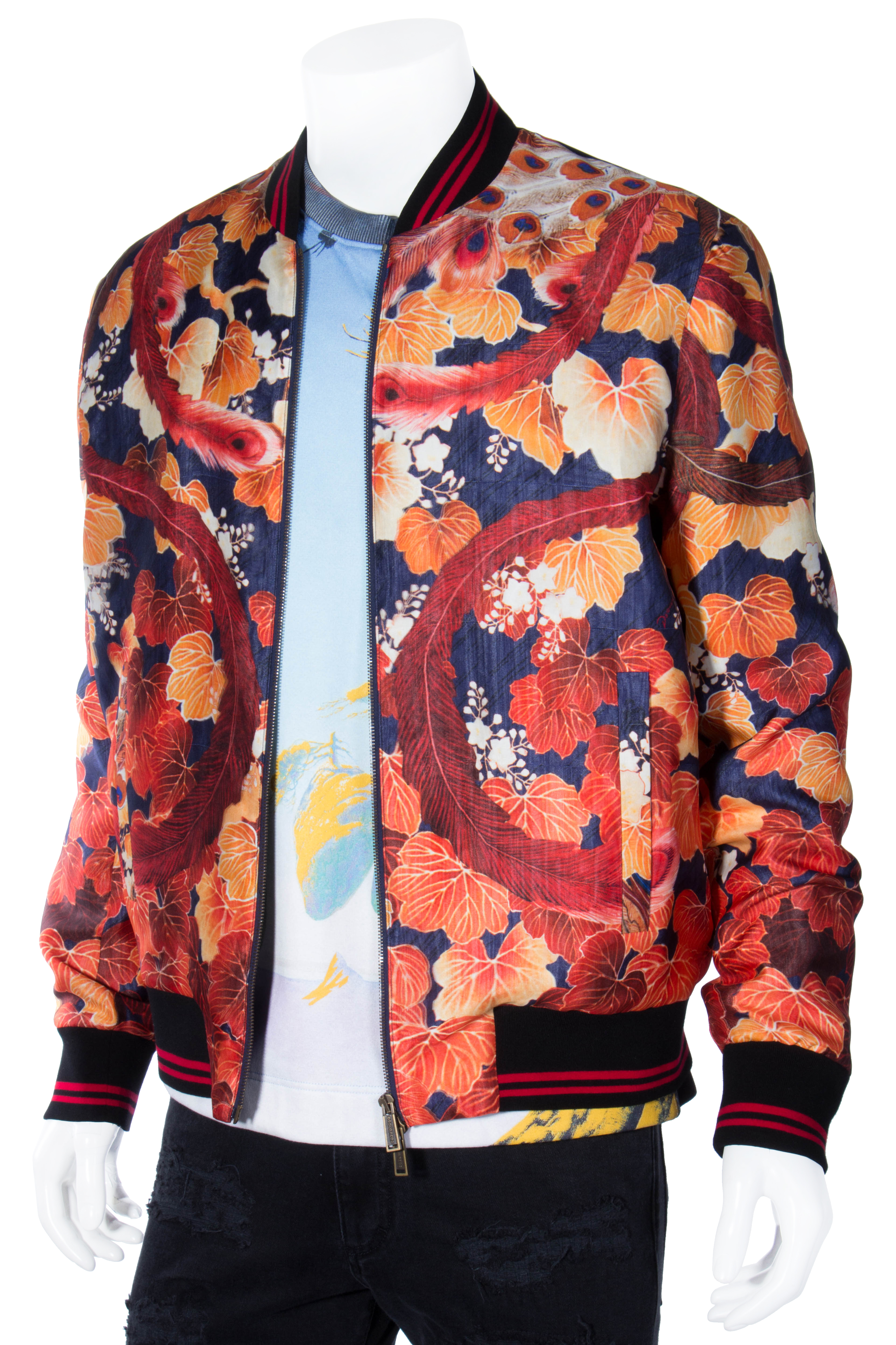 dsquared floral jacket