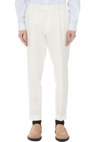BOSS Relaxed Fit Linen Pants H-Pepe