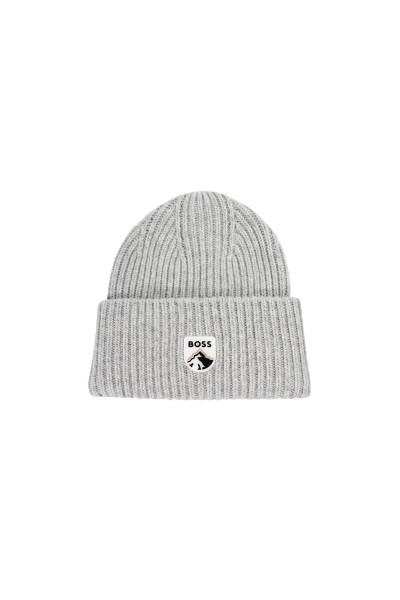 BOSS Ribbed Recycled Fabric Beanie Lorso