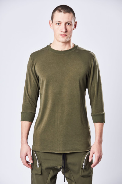 THOM KROM Half Sleeve Cotton Modal Jersey T-Shirt