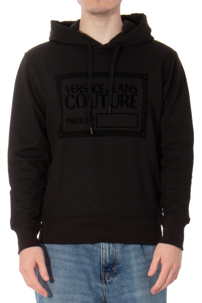 VERSACE JEANS COUTURE Printed Cotton Hoodie