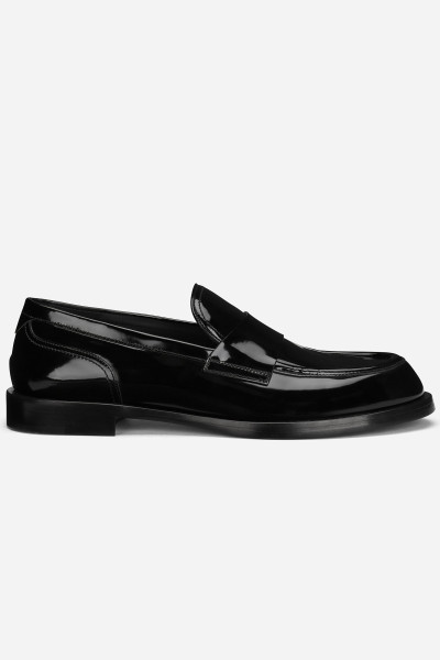 DOLCE & GABBANA Shiny Calfleather Moccasin Shoes