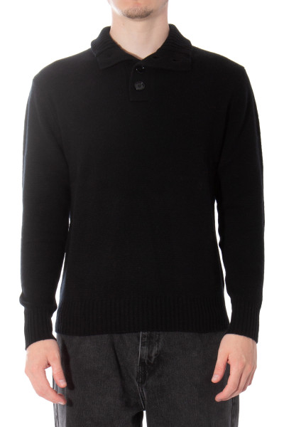ALLUDE Virgin Wool Cashmere Polo Sweater