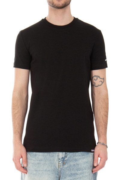 DSQUARED2 2-Pack Round Neck Cotton Stretch T-Shirts