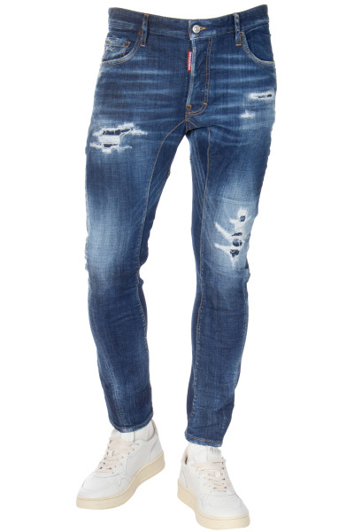 DSQUARED2 Used Wash Tidy Biker Jeans
