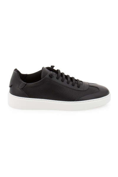 FABIANO RICCI Punched Leather Sneakers