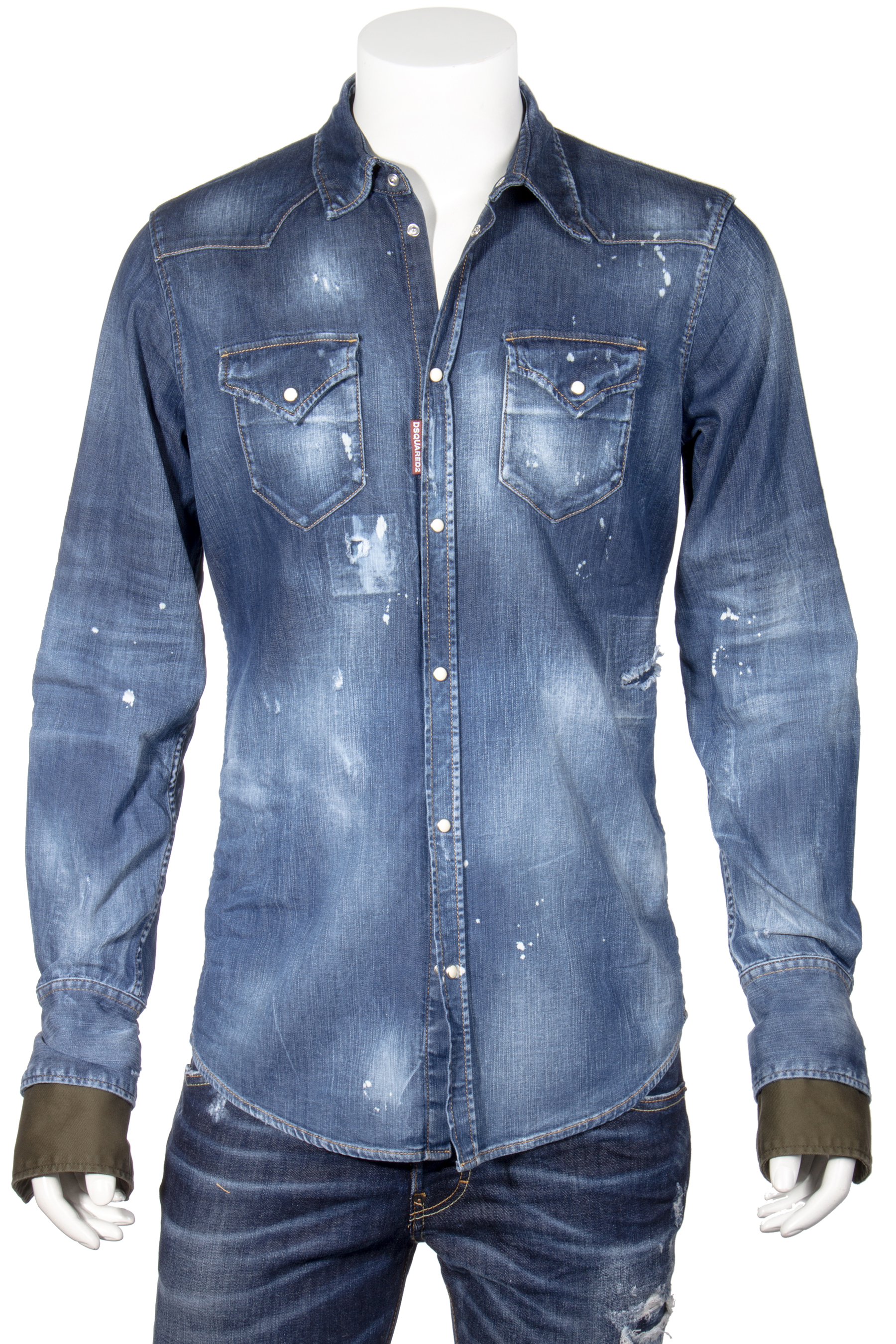 DSQUARED2 Classic Denim Western Shirt | Casual Shirts | Shirts & Overshirts | Clothing | Men