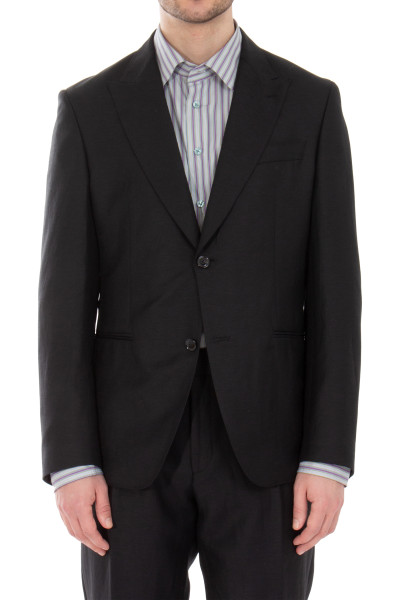 BOSS Mottled Wool Linen Blend Suit C-Huge