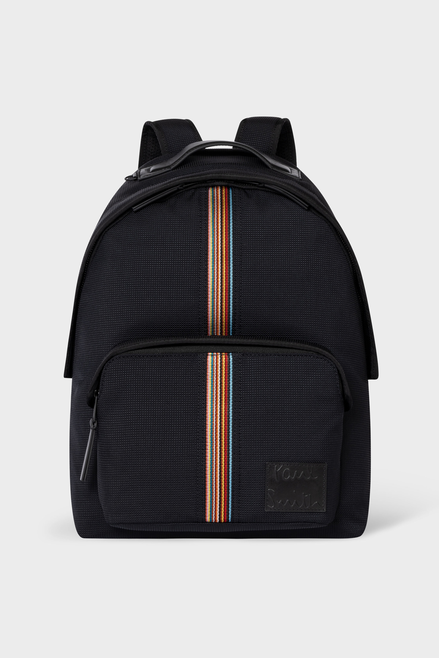 Signature Stripe' Nylon Mesh Backpack