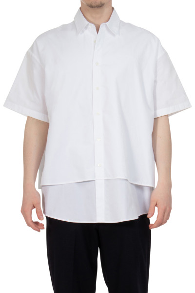 MAISON KITSUNÉ Short Sleeves Layered Shirt