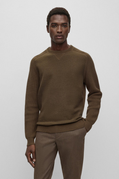 BOSS Cotton & Virgin Wool Sweater Matero