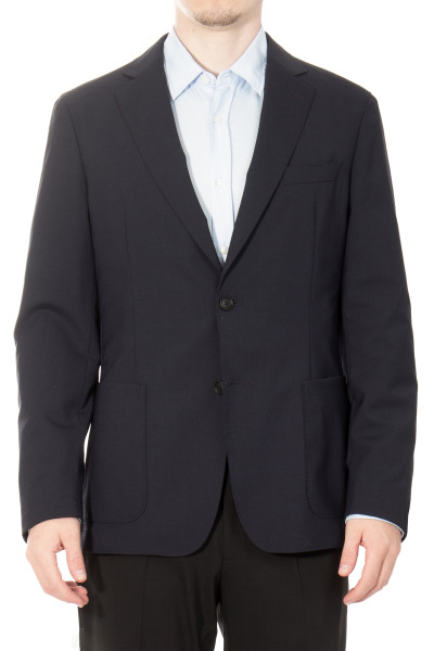 BOSS Slim Fit Virgin Wool Blend Stretch Jersey Jacket P-Hanry