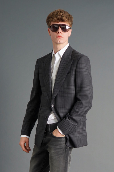 TOM FORD Checked Wool Jacket Shelton