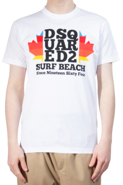 DSQUARED2 Surf Beach Print T-Shirt