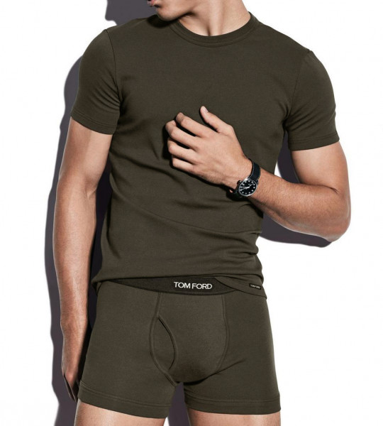 TOM FORD Cotton Crew Neck T-Shirt