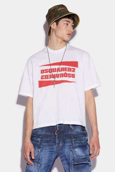 DSQUARED2 Reverse D2 Football T-Shirt
