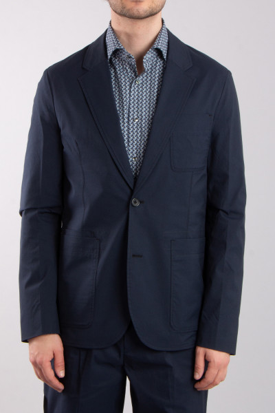 PAUL SMITH Casual Fit Cotton-Blend Jacket