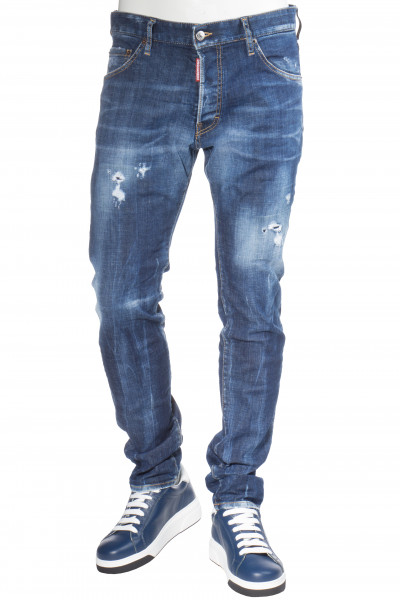 DSQUARED2 Perfecto Blue Wash Cool Guy Jeans