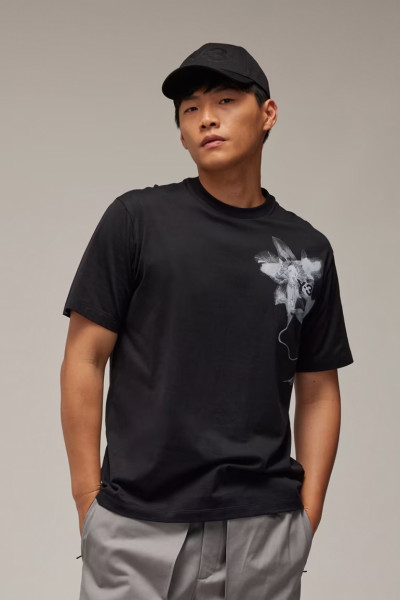 Y-3 Graphic Cotton T-Shirt