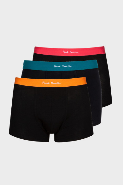 PAUL SMITH 3-Pack Organic Cotton Stretch Boxer Briefs