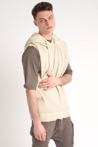 THOM KROM soft structured hooded sweater