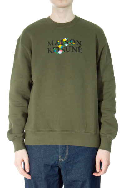 MAISON KITSUNÉ Printed Comfort Cotton Sweatshirt